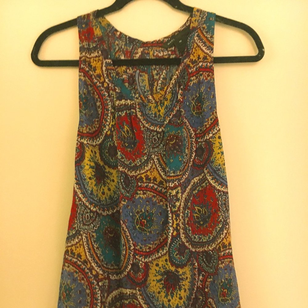 Marc Jacobs Paisley Silk Top Multicolor Medium
